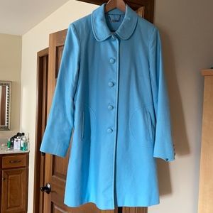 Beautiful blue topper coat.